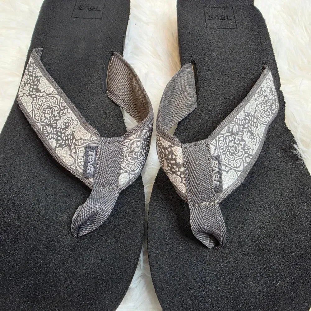 Teva sandals gray